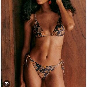 Sezane Sunset Bikini set - Sézane X Ysé Doha Ochre - Size 8